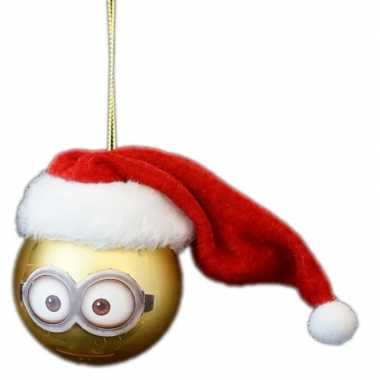 The minions kerstballen van kunststof minion dave 1x