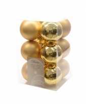 12 delige kerstballen set goud 10082120