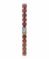 Classic red kerstballen set plastic 12 stuks