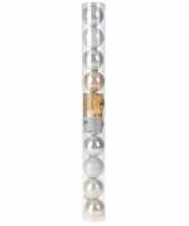 Kerstballen glanzend en mat 16 stuks